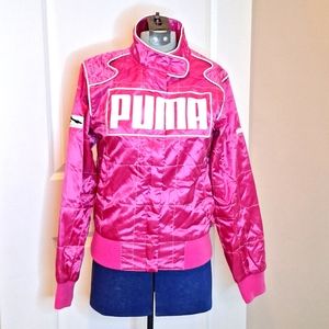 Vintage Pink Puma Motorsports Jacket